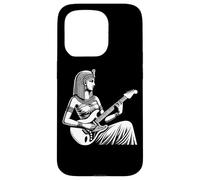 Carcasa para iPhone 15 Pro Cleopatra Tocando la Guitarra eléctrica