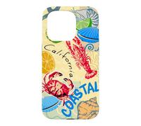 Carcasa para iPhone 15 Pro Coastal Lighthouse Sailboat Ocean Sunset Scenic Artwork