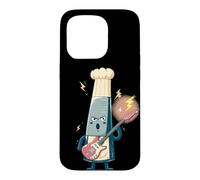 Carcasa para iPhone 15 Pro Cocinero Divertido con Guitarra eléctrica para Amantes del Rock y la Cocina