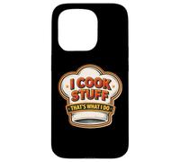 Carcasa para iPhone 15 Pro Cocino Cosas, eso es lo Que Hago, Chef Vintage, Cocina Divertida