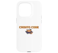 Carcasa para iPhone 15 Pro 【Code DE CROUTO】 Herramienta de Ilustración de AI Agente de IA Ejecución Binario Hacker Dot Gake GPT