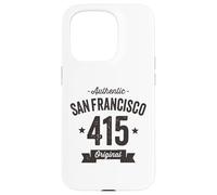Carcasa para iPhone 15 Pro Código de área 415 San Francisco Envejecido auténtico