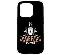 Carcasa para iPhone 15 Pro Coffee Powers Funny Cafeine Baristas Coffee Lover