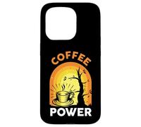 Carcasa para iPhone 15 Pro Coffee Powers Funny Cafeine Baristas Coffee Lover Halloween