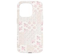 Carcasa para iPhone 15 Pro Colcha de Encaje Collage Floral Patchwork Girly Coquette Romántico