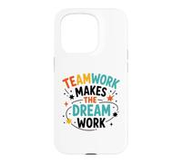 Carcasa para iPhone 15 Pro Collaboration Motivation Teamwork Makes The Dream Work