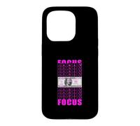 Carcasa para iPhone 15 Pro Color Rosa Enfócate en tu Dinero Gráfico Rosa