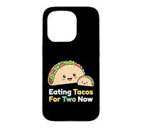 Carcasa para iPhone 15 Pro Comer Tacos para Dos Ahora Mamá Embarazada Esperando Bebé