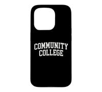 Carcasa para iPhone 15 Pro Community College Arched College Fuente Divertido