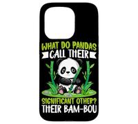 Carcasa para iPhone 15 Pro ¿Cómo Llaman los Pandas a su Otro significativo? Su Bam-BOU