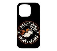 Carcasa para iPhone 15 Pro Conductor de Temporada Espeluznante Fantasma de Carreras de Halloween
