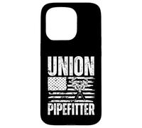 Carcasa para iPhone 15 Pro Cool Pipefitter Art para Hombres Mujeres Plumber Tool Steamfitter