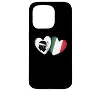 Carcasa para iPhone 15 Pro Corazón de Bandera de Córcega Italia con diseño de Isla del Orgullo Corso
