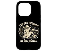 Carcasa para iPhone 15 Pro Corgi “I've Got Friends in Low Places” Cute Dog
