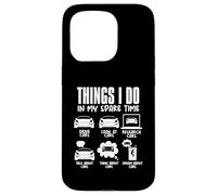 Carcasa para iPhone 15 Pro Cosas Que Hago en mi Tiempo Libre Funny Carguy Mechanic