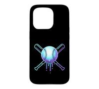 Carcasa para iPhone 15 Pro Cosmic Drip Baseball Graphic Blue Vaporwave Aesthetic