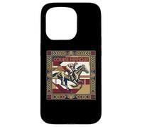 Carcasa para iPhone 15 Pro Course Hippique Art Deco Horse Racing Jockey