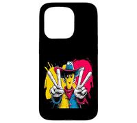 Carcasa para iPhone 15 Pro Cowboy Double Peace Retro Pop Western Personaje Gráfico