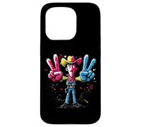 Carcasa para iPhone 15 Pro Cowboy Double Peace Retro Pop Western Personaje Gráfico