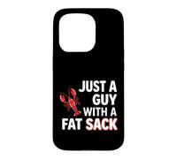 Carcasa para iPhone 15 Pro Crawfish Just A Guy with Fat Sack Cajun Seafood Crayfish