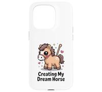 Carcasa para iPhone 15 Pro Creando mi Caballo de ensueño Kawaii Pastel Pony