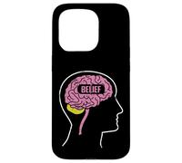 Carcasa para iPhone 15 Pro Creencia Poder Cerebral Diseño de Pensamiento