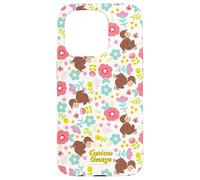 Carcasa para iPhone 15 Pro Curious George Spring Floral All Over Print