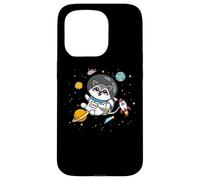 Carcasa para iPhone 15 Pro Cute Funny Kawaii Cartoon Kids Astronaut Space Raccoon Lover