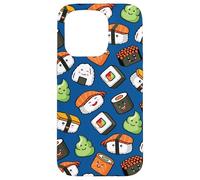 Carcasa para iPhone 15 Pro Cute Kawaii Kids Womens Girls Cartoon Pattern Sushi Lover