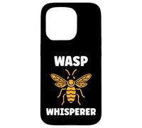 Carcasa para iPhone 15 Pro Cute Little Wasp Funny Minimalist Simple Whisperer Wasp
