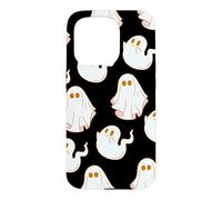 Carcasa para iPhone 15 Pro Cute Spooky Ghost Pastel Goth Retro Groovy Halloween Black