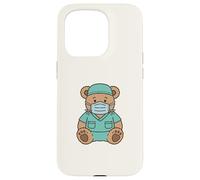 Carcasa para iPhone 15 Pro Cute Surgical Nurse Teddy Bear Student Operating Room Staff