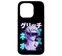 Carcasa para iPhone 15 Pro Cyberpunk Vaporwave David VR Gafas Japonesas Glitch