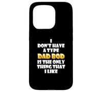 Carcasa para iPhone 15 Pro Dad BOD is my Type Funny Gag Fathers Day Costume Cute Dads