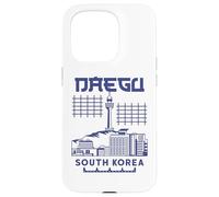 Carcasa para iPhone 15 Pro Daegu Vacation Holiday Bandera de Corea del Sur