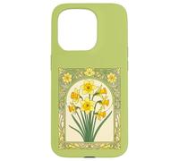 Carcasa para iPhone 15 Pro Daffodil Radiance La Flor Naciente de Marzo