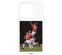 Carcasa para iPhone 15 Pro David Beckham Scholes Man Utd Goal Football Copa del Mundo 1998