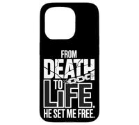 Carcasa para iPhone 15 Pro De la Muerte a la Vida me liberó