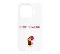 Carcasa para iPhone 15 Pro Deja de Mirar mi Polla Divertido Grosero Inapropiado Feo Groovy
