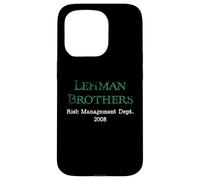 Carcasa para iPhone 15 Pro Departamento de Gestión de Riesgos de Lehman Blanco