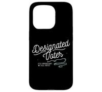Carcasa para iPhone 15 Pro Designated Voter Democracy Voting Gift For Registered Voters