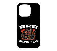 Carcasa para iPhone 15 Pro Devops Software Engineer BRB Fixing Prod