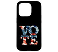 Carcasa para iPhone 15 Pro Día de Las Elecciones EE.UU. Votante Acuarela Votar Democracia América