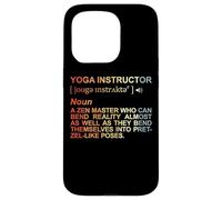 Carcasa para iPhone 15 Pro Diccionario del Instructor de Yoga Relajación