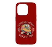 Carcasa para iPhone 15 Pro Different Minds Groovy Times - Patines Retro para TDAH y Autismo