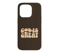 Carcasa para iPhone 15 Pro Dios Es Grande Iglesia Fe Biblia Mujeres Cristianas