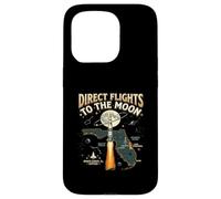 Carcasa para iPhone 15 Pro Direct Flights to The Moon Florida Space Coast Retro