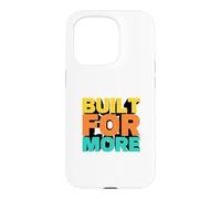Carcasa para iPhone 15 Pro Diseñado para más Texto Diseño de Estilo 3D