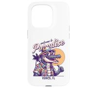 Carcasa para iPhone 15 Pro Diseño de Estilo Retro Venice Florida Paradise Cocodril
