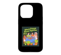 Carcasa para iPhone 15 Pro Diseño de Fiesta de jardín Donde los Amigos florecen Juntos